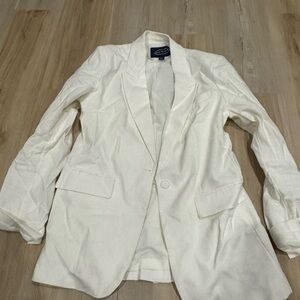 Classic White Blazer